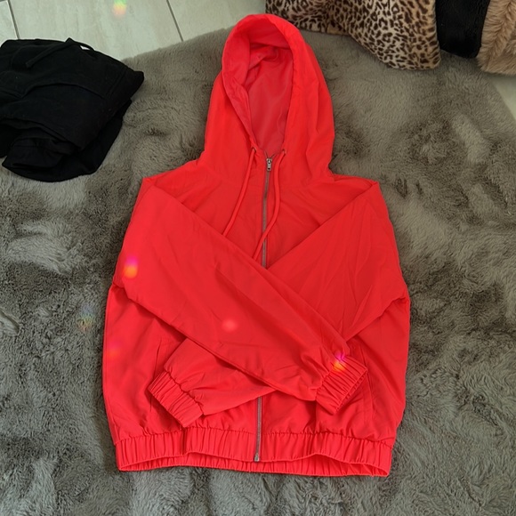 Forever 21 Jackets & Blazers - NEON CORAL JACKET
